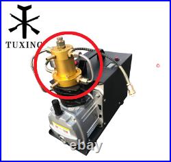 TUXING PCP Pump Air Compressor Head 4500psi 300BAR High Pressure TXES02 Cylinder