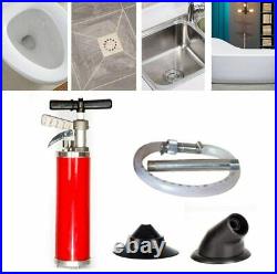 Toilet Plunger, Air Power Bathroom Plunger, High Pressure Air Power Drain Blaste