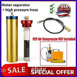 US PCP Compressor Oil Water Separator 20Mpa High Pressure Air Pump Triple Filter