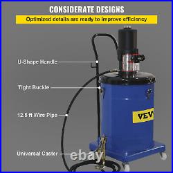 VEVOR 10 Gallon 40L Air Pneumatic Compressed Grease Pump Dispenser High Pressure