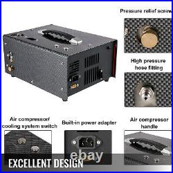 VEVOR 12V/110V/220V PCP Air Compressor 30Mpa/4500Psi Auto-Stop High Pressure