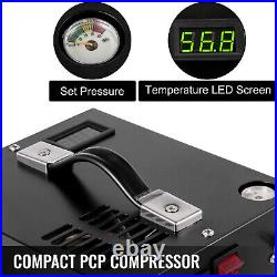 VEVOR 12V/110V/220V PCP Air Compressor 30Mpa/4500Psi Manual-Stop High Pressure