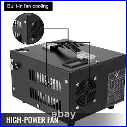 VEVOR 12V/110V/220V PCP Air Compressor 30Mpa/4500Psi Manual-Stop High Pressure