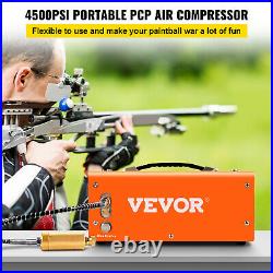 VEVOR 30MPA High Pressure Air Pump Scuba PCP Compressor Auto-Stop 12V 110V 220V