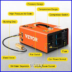 VEVOR 30Mpa High Pressure Pump Electric Airgun PCP Air Compressor Auto-Stop 12V