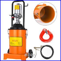 VEVOR 3 Gallon Grease Injector Pump Air Operated High-Pressure Hose Bucket