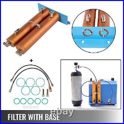 VEVOR High Pressure Air Filter, Oil Water Separator 30 MPa, 2 Filters Compressor