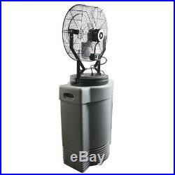 Ventamatic CDHP1840GRY 18-Inch High-Pressure Misting Air Fan on 40-Gallon Cooler