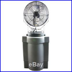 Ventamatic CDHP1840GRY 18-Inch High-Pressure Misting Air Fan on 40-Gallon Cooler