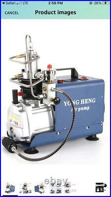 YONGHENG High Pressure Air Compressor Pump, 4500PSI Paintball Fill Station