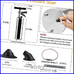 Yaogz 145 PSI High Pressure Air Blaster Plunger, Toilet Plunger Drain Clog Re